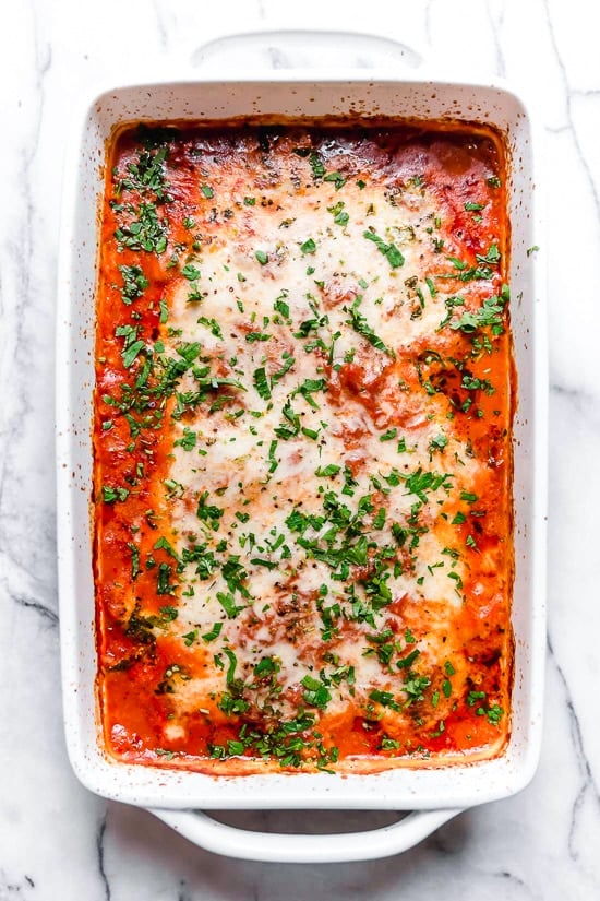 Lighter Baked Eggplant Parmesan: A Crispy Family Favorite